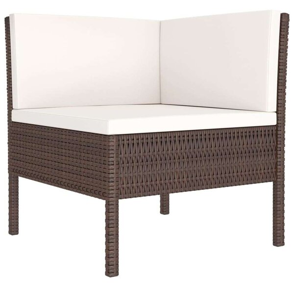 VidaXL Polyrattan Kerti Bútorszett - 6 részes