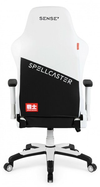 Gamer szék SENSE7 Spellcaster Senshi Edition nagy méret XL fotel, fehér
