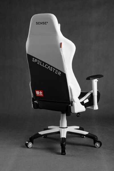 Gamer szék SENSE7 Spellcaster Senshi Edition nagy méret XL fotel, fehér
