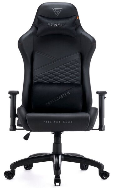Gamer szék SENSE7 Spellcaster Senshi Edition nagy méret XL fotel, fekete