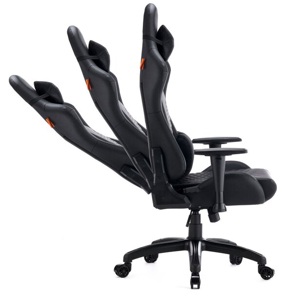 Gamer szék SENSE7 Spellcaster Senshi Edition nagy méret XL fotel, fekete
