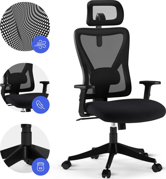 SENSE7 Tone Ergonomikus, irodai forgószék fekete