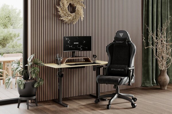 Gamer szék Spellcaster FUKU PU fotel fekete