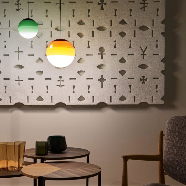 Függőlámpa MARSET, Dipping Light, dimmable, Zöld, Nappali, Üveg, Dizájn