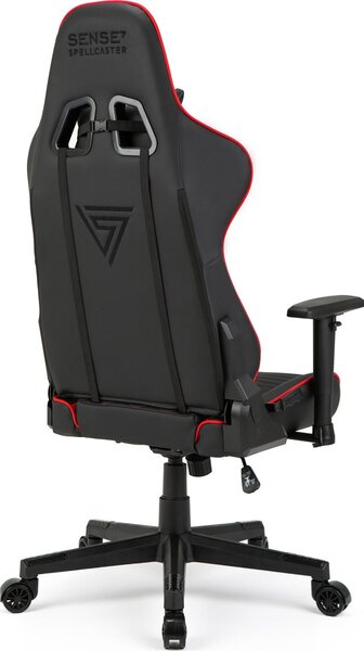 Gamer szék SENSE7 Spellcaster fotel fekete és piros