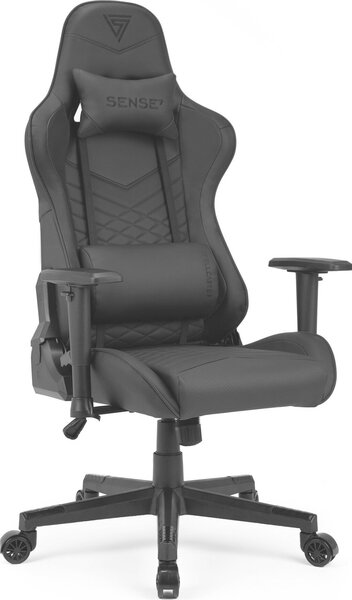 Gamer szék SENSE7 Spellcaster fotel, fekete