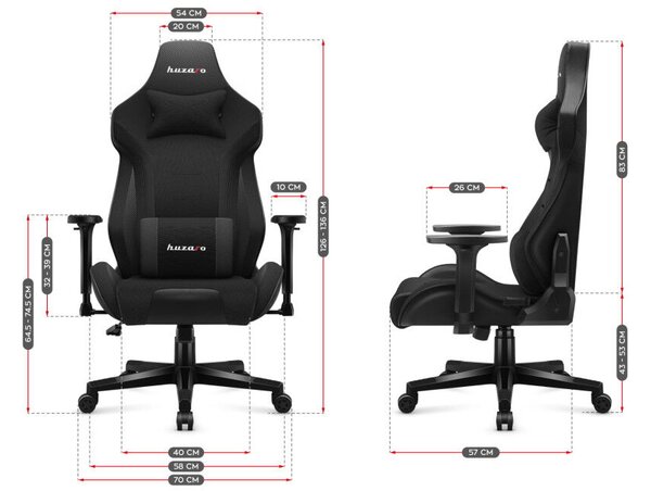 Gamer szék, Pro Force black noir
