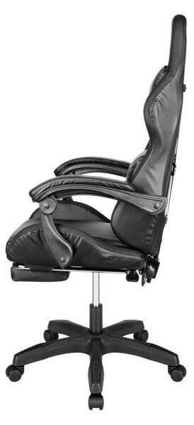Warrior GX-150 fekete LED Gamer szék