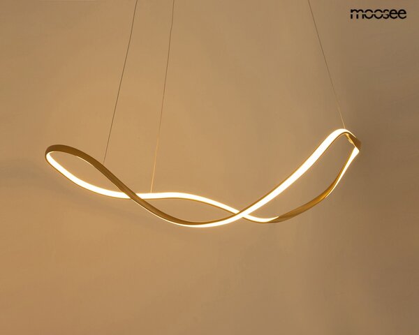 MOOSEE Waves 60 Hullámos LED Függőlámpa Arany