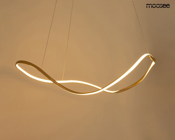 MOOSEE Waves 80 Hullámos LED Függőlámpa Arany