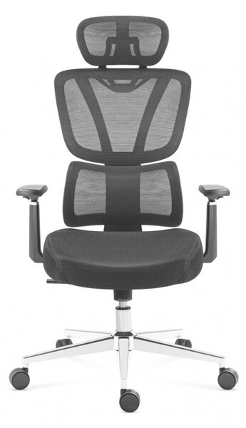 Ergonomikus forgószék ortopéd kényelmes, deréktámasz fekete