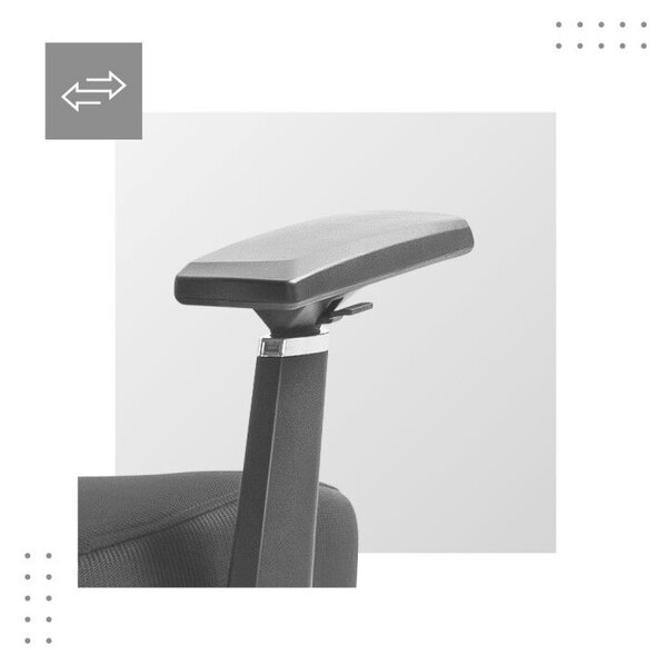 Ergonomikus forgószék ortopéd kényelmes, deréktámasz fekete