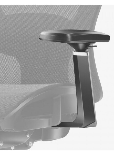 Ergonomikus irodai forgószék, hálós szellőzőanyag, dönthető háttámla, állítható ülésmélység, fekete