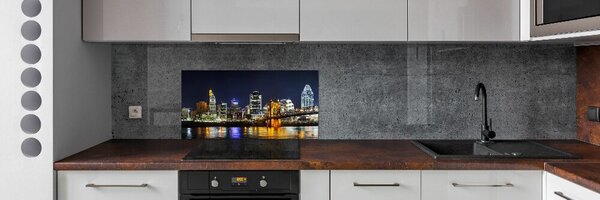 Konyhai falvédő Ohio folyó éjjel