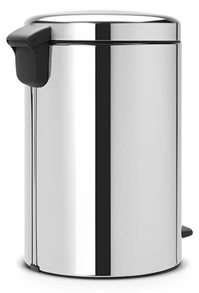 Brabantia NewIcon 649048 pedálos szemetes, 20 l, puha záródású, csúszásgátló aljjal, fém belső vödörrel, rozsdamentes acél