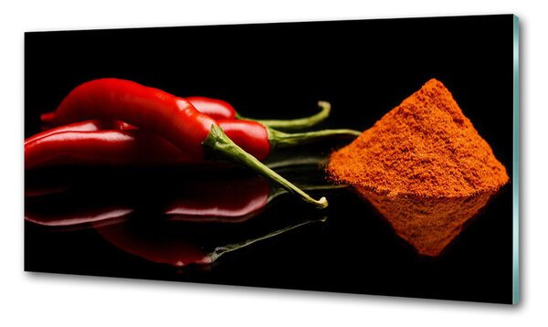 Konyhai dekorpanel Chilli és cayenne