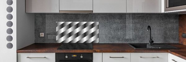 Konyhai fali panel Absztrakció szalagok