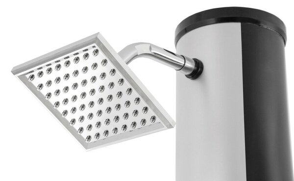 Napelemes zuhany G21 Helen 40 l, fekete-ezüst