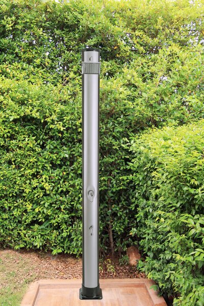Napelemes zuhany G21 Helen 40 l, fekete-ezüst