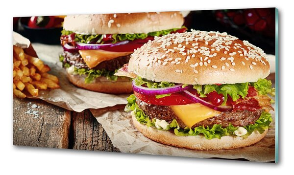 Konyhai dekorpanel Hamburger