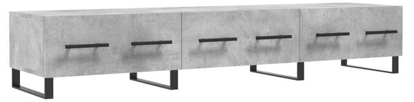 Modern TV-szekrény - Betonszürke - 150x36x50 cm