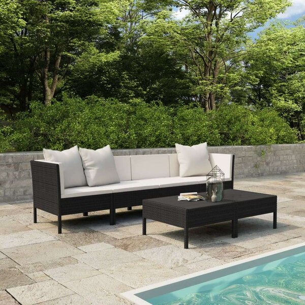 VidaXL Kerti Bútorszett - Polyrattan - 6 részes