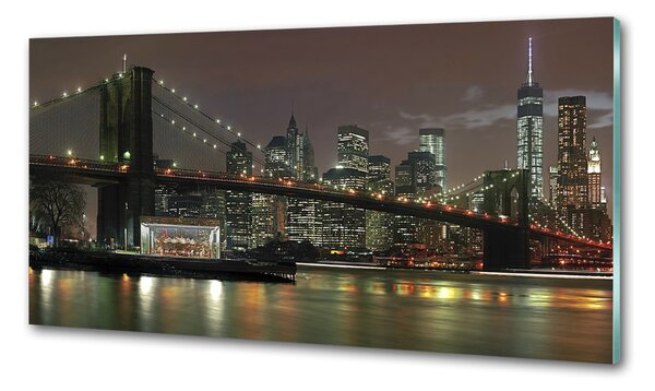 Konyhai falvédő New york éjjel