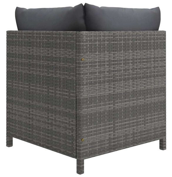 VidaXL Polyrattan Kerti Ülőgarnitúra - 9 Elemes