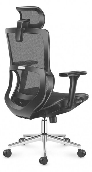 Ergonomikus ortopéd kényelmes irodai szék, irodai szék, deréktámasz fekete
