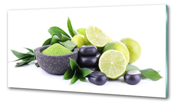 Konyhai dekorpanel Limes és kövek