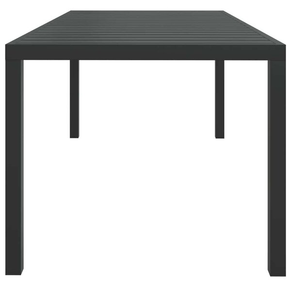 Polyrattan Kerti Étkezőgarnitúra - 7 részes - Szürke