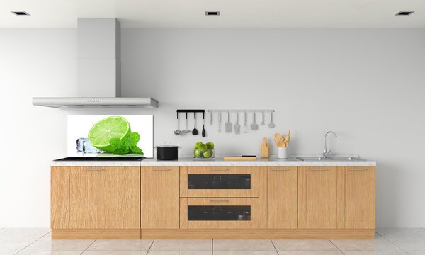 Konyhai dekorpanel Lime jég