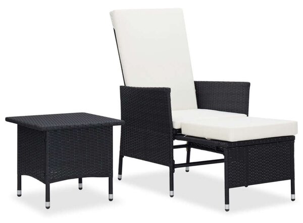 VidaXL Polyrattan Kerti Bútorszett - 2 részes
