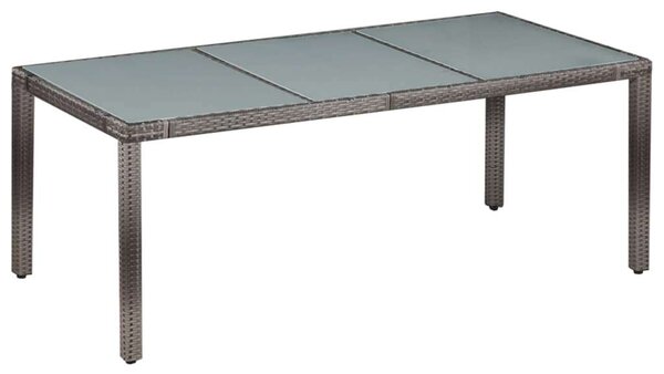 VidaXL Kültéri Polyrattan Étkezőgarnitúra - 9 személyes