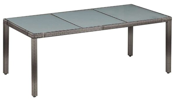VidaXL Kültéri Polyrattan Étkezőgarnitúra - 9 személyes