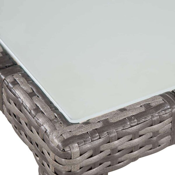 VidaXL Kültéri Polyrattan Étkezőgarnitúra - 9 személyes