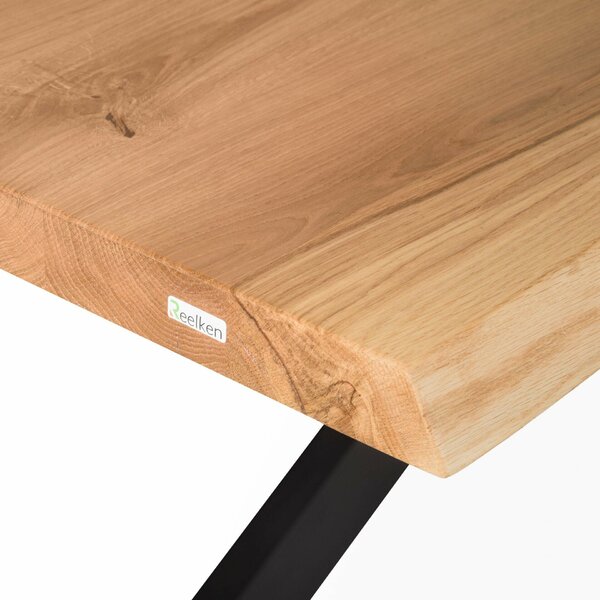 Natural edges oak Table top 140x80cm