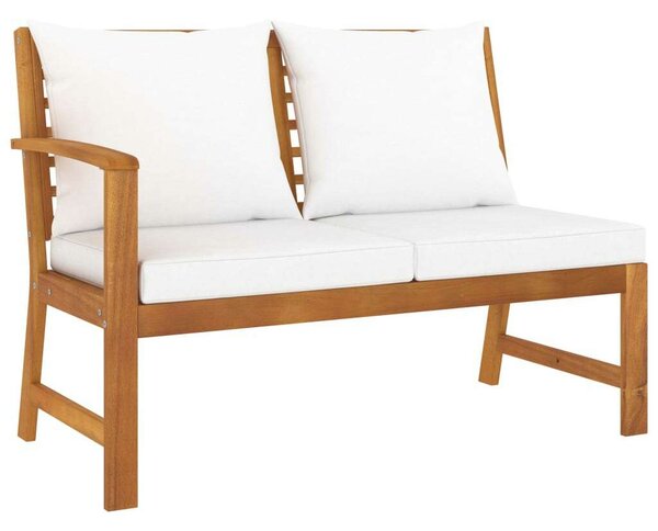 Akácfa Kerti Ülőgarnitúra - 5 részes - Fehér Párnákkal