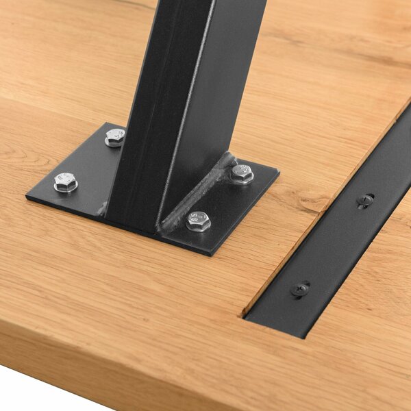 Natural edges oak Table top 140x80cm
