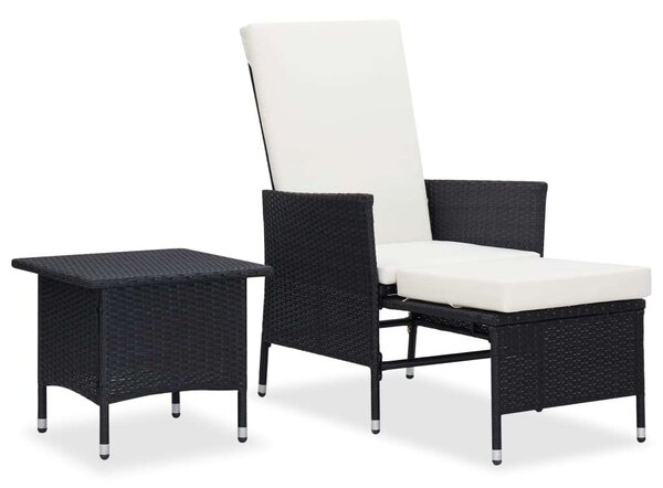 VidaXL Polyrattan Kerti Bútorszett - 2 részes