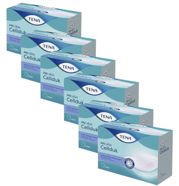 Tena ProSKin Cellduk Törlőkendő 25x33cm 6x200db