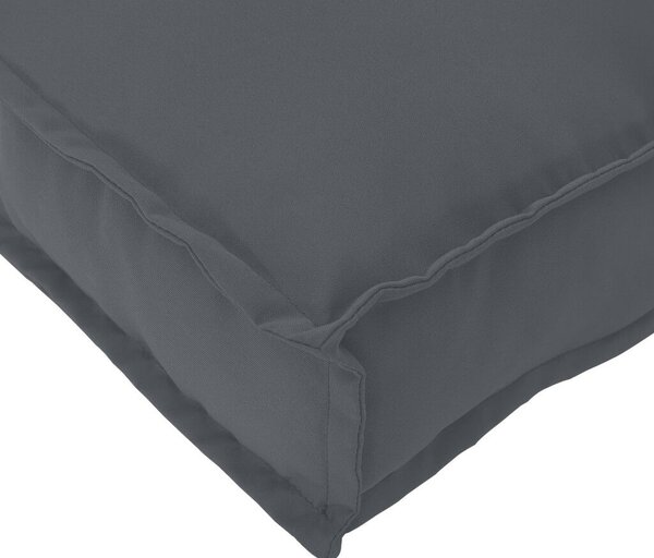 VidaXL Raklap párna készlet 3 pcs Antracit 120 x 80 x 12 cm
