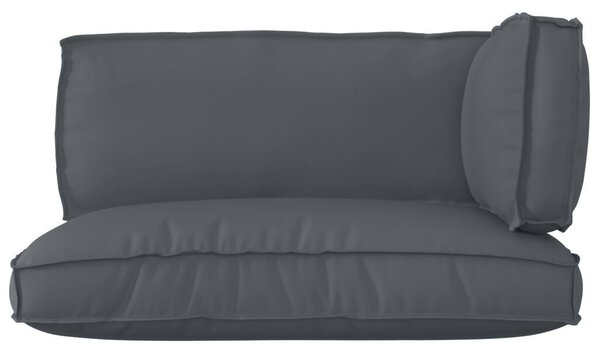 VidaXL Raklap párna készlet 3 pcs Antracit 120 x 80 x 12 cm