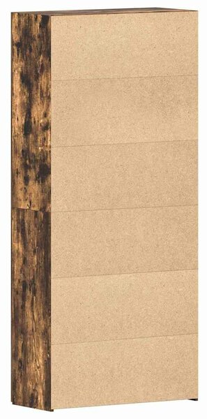 VidaXL Cipőszekrény polcokkal Sokszínű 80 x 35.5 x 180 cm Faanyag