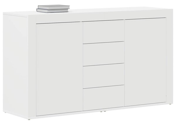 VidaXL Széf Fehér 120 x 36 x 69 cm Szerelt Fa