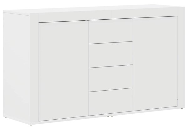 VidaXL Széf Fehér 120 x 36 x 69 cm Szerelt Fa