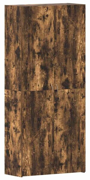VidaXL Cipőszekrény polcokkal Sokszínű 80 x 35.5 x 180 cm Faanyag