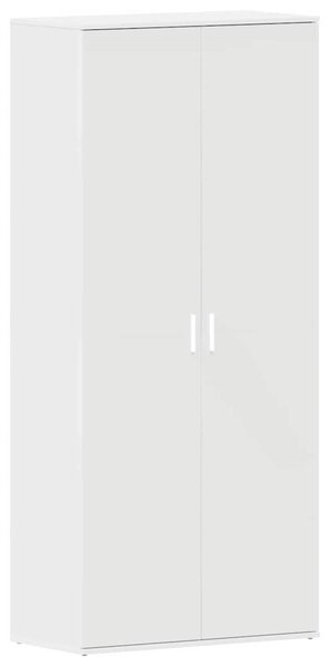 VidaXL Cipőszekrény ajtóval Fehér 80 x 39 x 180 cm Faanyag