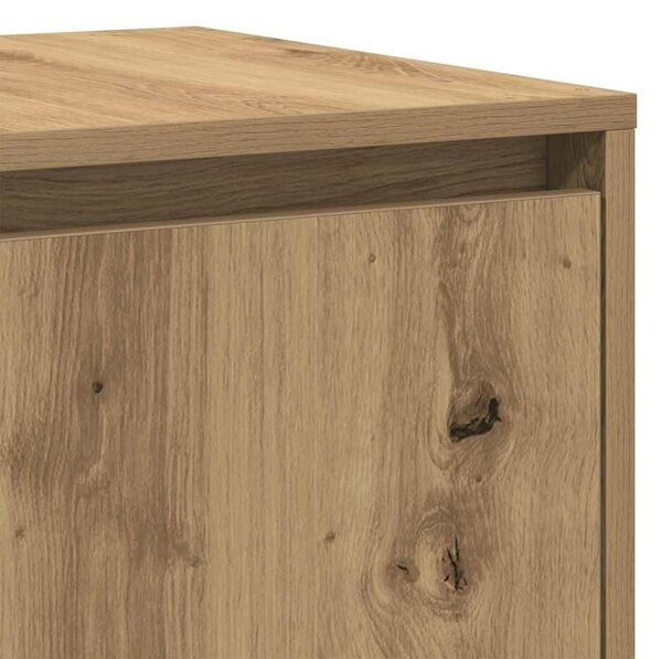 VidaXL Széf kézműves tölgy 135 x 41 x 69 cm Faanyag