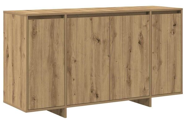 VidaXL Széf kézműves tölgy 135 x 41 x 69 cm Faanyag